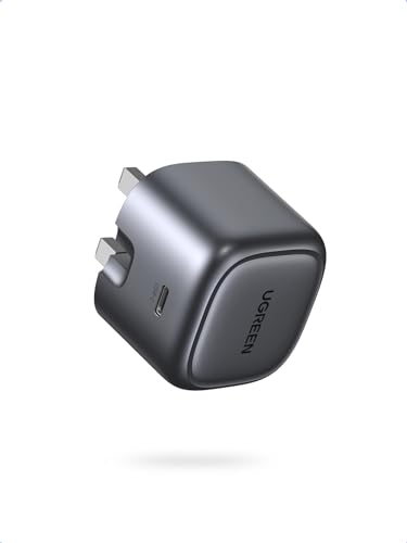 UGREEN USB C Charger Nexode 30W USB C Plug PD 3.0 Fast Charging Foldable GaN Charger Compatible with iPhone 17/16/15/14/13/12 Series
