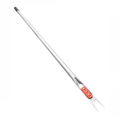 PawwJoy Desmalezadora Manual Extractor de Malezas Mango Largo Herramienta Jardín Ligero Afilado Removedor Malezas Cangrejo Azadilla- 112cm