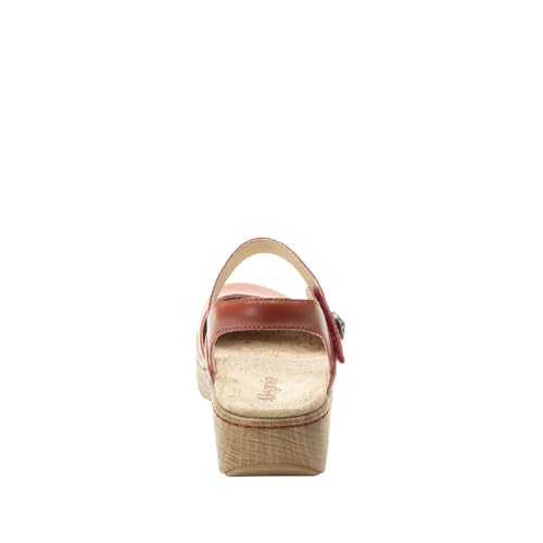 Image of Alegria Women's Opal Leather Shoes with Slingback Open Back Sandals
