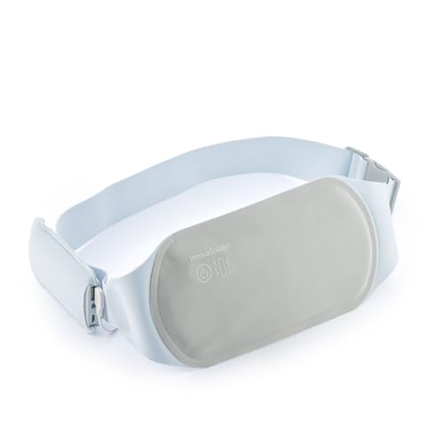 InnovaGoods® Masajeador cinturón Cervical y Espalda, Cinturón de Masaje con 3 Niveles de Intensidad, cinturon de masaje con función Calor, Masajeador Inalámbrico alivio, descanso y relajación.