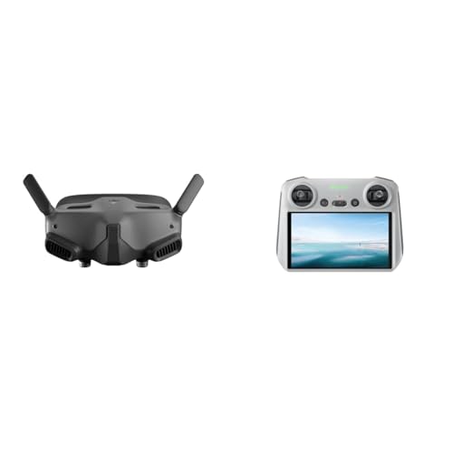 DJI Goggles 2 - Leichte und Bequeme Goggles für Intensive Flugerlebnisse mit atemberaubenden Micro-OLED Displays & RC - Fernsteuerung für DJI Mavic 3 Classic