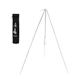 Tripphy para Balano - Trípode plegable con cadena para cocina al aire libre | Tripod ligero ajustable para cocina en fuego para barbacoa, picnic camping
