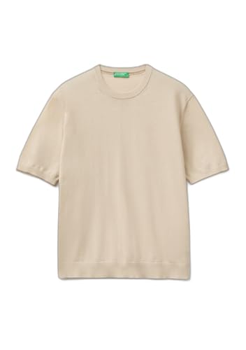 T-Shirt Homme Benetton Maglia résout le problème des hauts qui rétrécissent au lavage