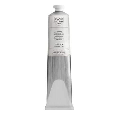 CREATIV DISCOUNT NEU LUKAS STUDIO OIL/Ölmalfarbe, 200 ml, Titanweiß CREATIV DISCOUNT NEU LUKAS STUDIO OIL/Ölmalfarbe, 200 ml, Titanweiß