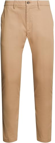 Tommy Hilfiger Herren Chino Hose Chino Bleecker Printed Structure Slim Fit, Beige (Safari Canvas), 30W/34L – Ansicht 5