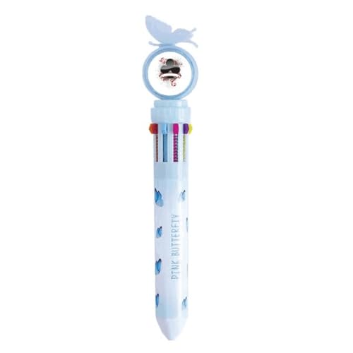 Jeu de cartes et stylo à bille rétractable multicolore pour fournitures scolaires
