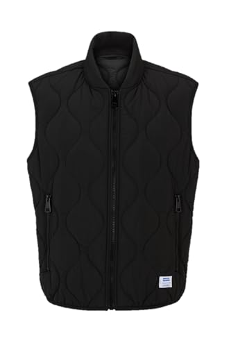 HUGO Men's Quilted Zip Up Bomber Jacket2