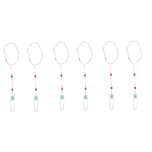 Tobilleras pulseras de tobillo Homoyoyo: cadena de verano con cuentas en el dedo