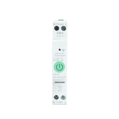Medidor de energía con relé temporizador de 63A para control de kWh 2
