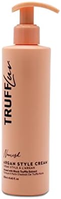 TruffLuv | Nourish Collection Argan Style Cream, Infused with Black Truffle Extract, Hydrating Styling Cream, Conditions and Smooths Hair, Anti-Frizz, Paraben Free, Sulfate Free, 8.45 Fl Oz