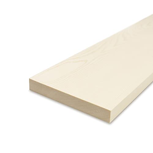 REESE Glattkantbretter - Fichte gehobelt - 1,9 cm stark x 60 cm lang - 16 cm Breite - Zum Bau von Regalen und Möbeln sowie für Bastelarbeiten