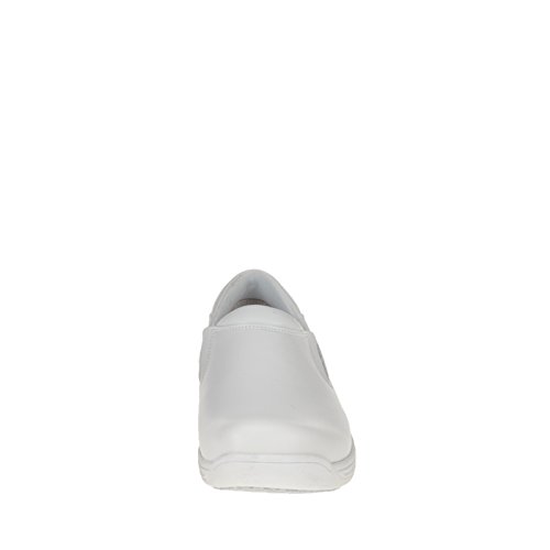 4705-11.5W Loafer Shoe,11-1/2,Wide,White,Plain,PR2