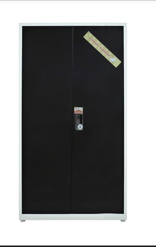 Image of Ujjawal Steel Almirah 100% Powder Coated Double Door Made with Tata Steel Sheet (10 Years Warranty) ISO Certified (Brown Matt, H-78 x W-34 x D-19 inches)
