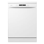 Hisense HS622E90WUK Freestanding Standard Dishwasher 85cm High - E Rated, White, 24 x 23 x 33 inches (L x W x H) [Energy Class E]