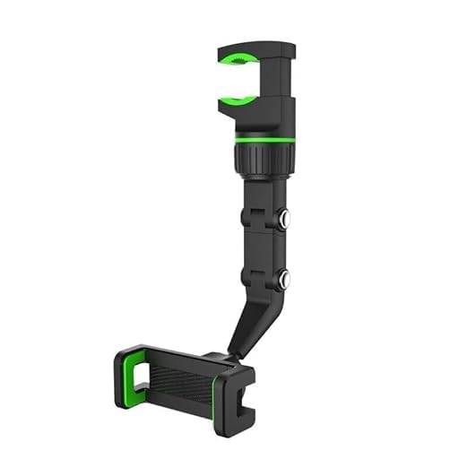 Car Rear View Mirror Phone Holder with 360° Rotation-image-43