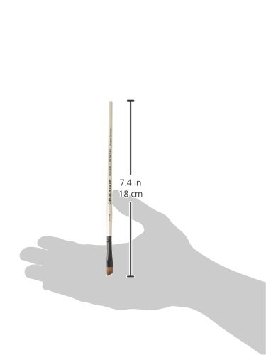 Daler Rowney - 212152050 - Kit De Loisirs Créatifs - Pinceau Ovale Graduate en Poils Blancs De Chèvre pour Effet Badigeon - Taille 1/2