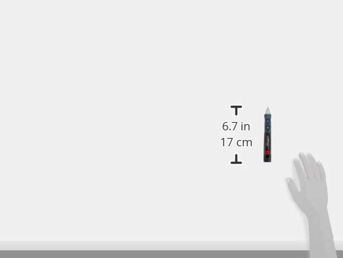 AmazonCommercial Non-contact Voltage Tester with Working Indicator, IP67, Double Mould, Dual Measuring Range, Flashlight
