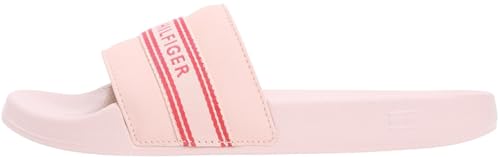 Tommy Hilfiger TH Webbing Pool Slide Fw0fw09359, Chanclas Mujer, Pink (Foggy Pink), 39 EU