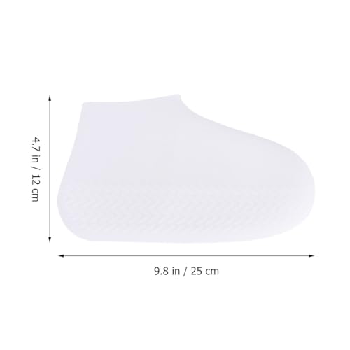 Cubrezapatos de silicón SUPVOX, durable, antideslizante, para lluvia y nieve, reutilizable, fácil de limpiar miniatura 2