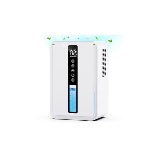 Deshumidificador Eléctrico 2500ML - Deshumidificador Bajo Consumo 3 Velocidades + 2 Modes, Deshumidificadores con Temporizador 48H - Descongelación Automática e 7 Colores RGB para Dormitorio y Baño