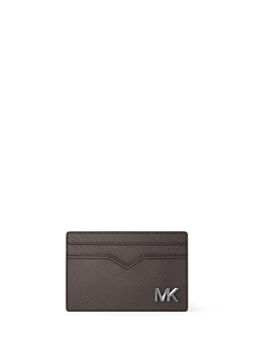 Michael Kors Edison Notched Card Case, Chocolate