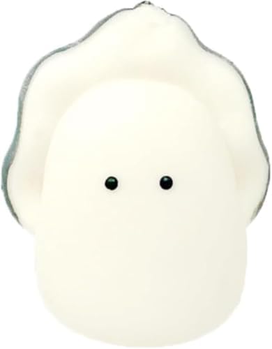 Vilom つぶらな瞳シリーズ ベビーなまがき ぬいぐるみ 牡蠣 生牡蠣デザイン 癒し系マスコット ふわふわ可愛い シェル付き 海の仲間 グッズ コレクション ギフトにも最適 (レギュラーモデル,50cm)