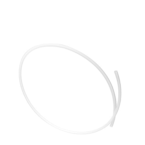 Image of Othmro PTFE Teflon Bowden Tube 3.28ft-6mm ID x 7mm OD-Milky White Connector Tubing for 3D Printer-1PCS