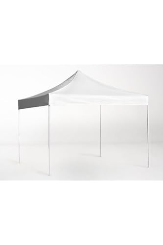 Carpa Plegable 2x2 Eco - Blanco - Impermeable - Cenador Ideal para Jardín, Playa, Terrazas
