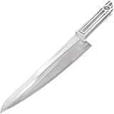 Maryland Sovereign Clear Plastic Cake Knife (1 Pc.) - Heavyweight & Elegant Design, Perfect for Weddings, Special Occasions, Parties, Events, Celebrations, Everyday Use, & More