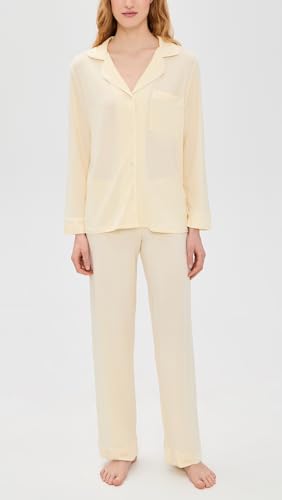 Image of Eberjey Gisele Classic Women's Pajama Set | Long Sleeve Shirt + Long Pants