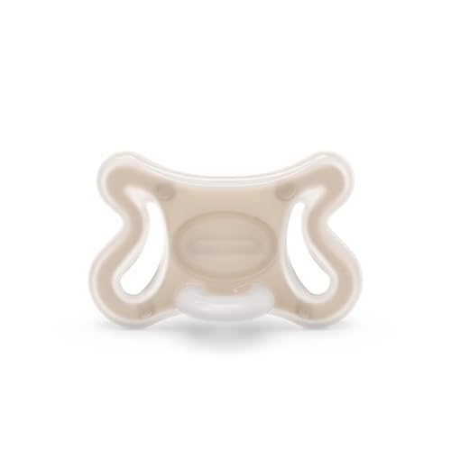 Suavinex Zero Zero Silicone Baby Pacifier w/SX Pro Physiological Pacifier Nipple (0-6M), Light