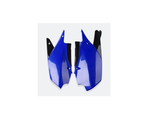 Plaques numéro latérales 450 YZF 18 bleu plastique haute résistance aux chocs