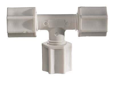 Connecteur en T 3/8 Cole-Parmer avec bague de compression étanche lot de 10