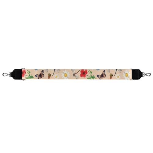 Image of Adjustable Purse Strap Replacement, Wide Shoulder Canvas Bag Strap, Crossbody Handbag Strap