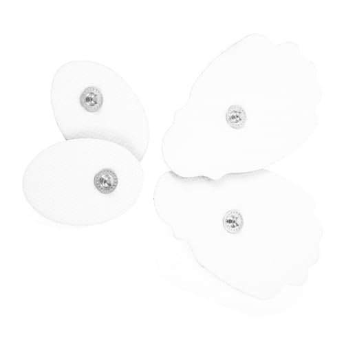 ZUNOXAZ 2 Parches de Masaje Adhesivos Portátiles de Silicona para Eléctrica Autoclavables Flexibles y Duraderos para Acupresión y Masaje Corporal Articulaciones