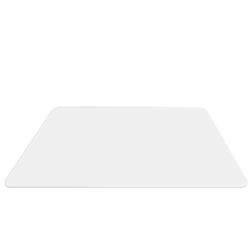LIFEZEAL 120x150cm Alfombra Transparente para Silla con Ruedas, Alfombra Antideslizante Protectora, Antiarañazos, Protege Parquet, Suelos Duros, PVC
