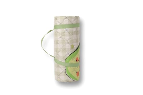 Image of Picnic Blanket Waterproof Camping Mat 200cm Large Beach Picnic Mat with Portable Handy Tote for Travel Sports Home Yoga Park Grass Mat for Baby (Fruit Pattern)