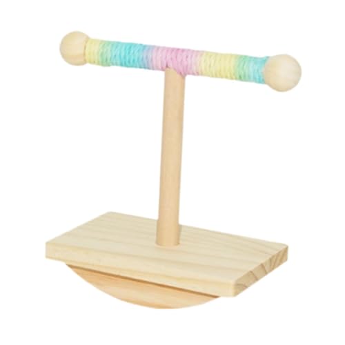 Bothyi Parrots Playstand Parrot Perch Stand Desktop Wood Birds Cage Toy Bird Training Stand for Macaw Parakeets Budgies Conures
