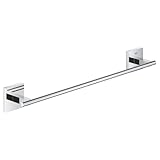 Grohe Start Cube QuickFix - Barra de toallas 45cm, cromo, para pegar (pegamento...
