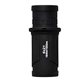 Tidevib HD Telescope 6x21/8x21 with FMC Coating, Wide Angle Monocular for Outdoor Bird Watching, Travel, Concerts, for Smartphone as Telephoto Lens, Black