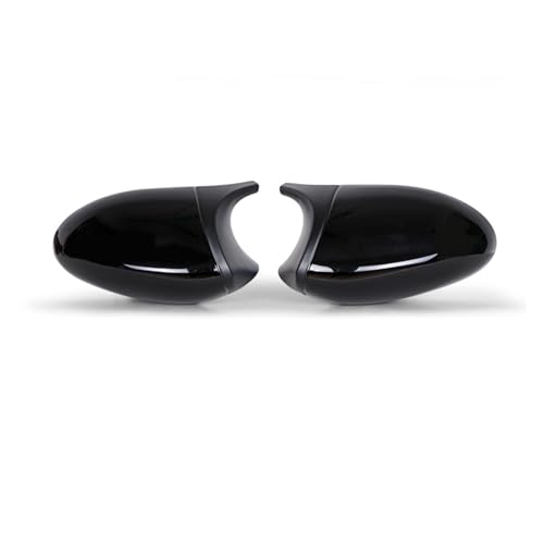 Remplacement coque de rétroviseur pour BMW Série 3 E90 E91 E92 Série 1 droit noir brillant