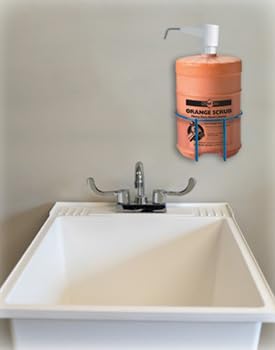 Orange Scrub Hand Cleaner – Gallon Heavy Duty Citrus Soap with Natural Scrubbers & Mineral Oil – Automotive Shop Hand Cleaner Refill, Removes Grease, Paint, Tar, Ink & Oil - Pack of 2