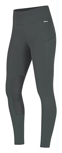Image of Kerrits Kids Fleece Lite II Knee Patch Winter Horse Riding Tights