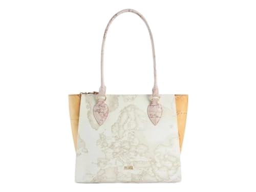 Sacoche Alviero Martini 1A Classe Geo Sunny Mix LMLA48GMIX aux nuances multicolores et blanc.
