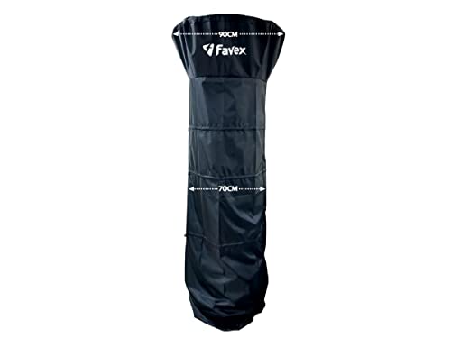 FAVEX - Housse parasol chauffant Universelle 70-90 cm - Imperméable - Protection UV - Antivieillissement - Noir