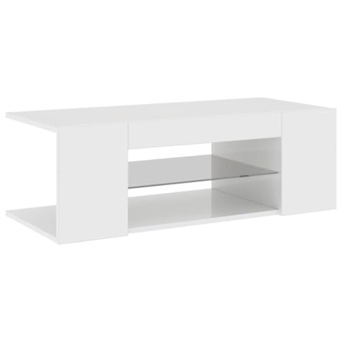 vidaXL TV Schrank mit LED-Leuchten Lowboard Fernsehschrank Fernsehtisch...