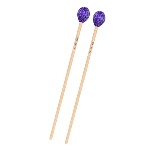 Whoasyst - Baguettes à tête de fil pour marimba - Baguettes enveloppées de vibraphone - Instrument de percussion - Baguette de batterie à tête dure - Accessoires de percussion