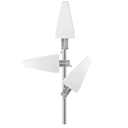 ZDTECH Suporte de montagem em poste L suporte de montagem para acessórios de parede para antena exte