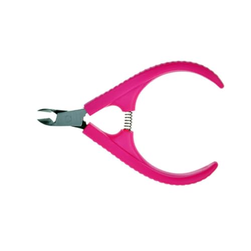 Ipetboom Alicates Para Cutículas y Uñas Pies 1 Unidad Mango Plástico Rosa Ergonómico Antideslizante Para Manicura y Pedicura Profesional En Casa o Salón