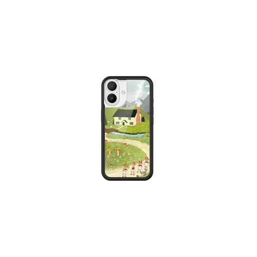 Image of Wildflower Cases - Compatible with iPhone 16 | Protective Black Bumper, 6.5ft Drop Test Certified, Women Owned Small Business | Cottage Nature Green Trendy Cute | Collab - Nara Smith